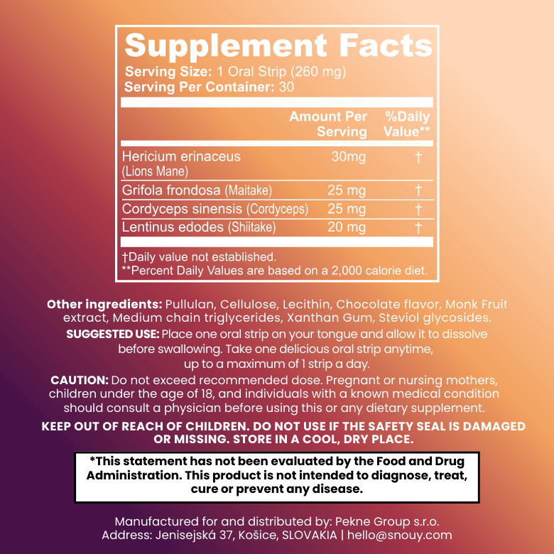 Mushroom Focus Strips